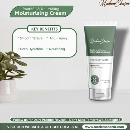 MadamCharm Youthful & Nourishing Moisturising Cream || 50g