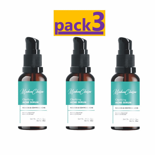 Acne Face Serum | 12% Niacinamide | 30 ML (Pack of 3)