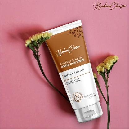 MadamCharm Exfoliating & Energizing Coffee Face Scrub || 50g