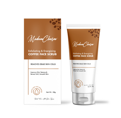 MadamCharm Exfoliating & Energizing Coffee Face Scrub || 50g