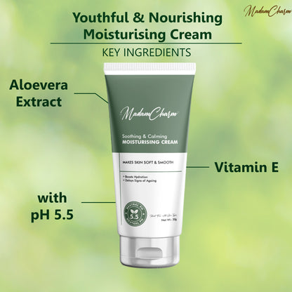 MadamCharm Youthful & Nourishing Moisturising Cream || 50g