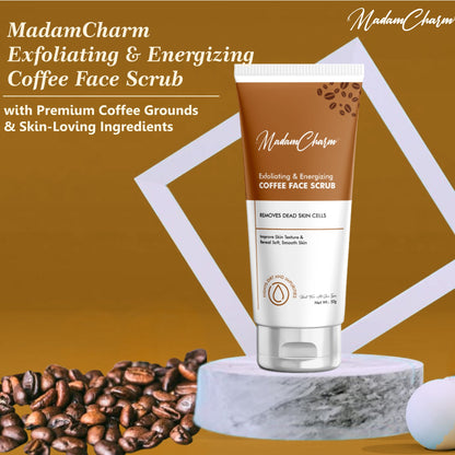 MadamCharm Exfoliating & Energizing Coffee Face Scrub || 50g